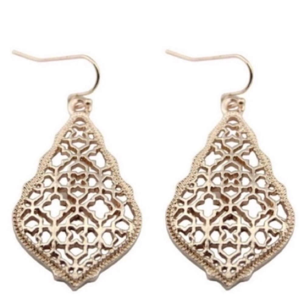 HP! NEW!💙💎ROSE💗GOLD💛EARRINGS BUNDLE!💎💙ALL 4! - Picture 2 of 8